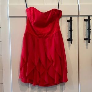 Red/Dark Coral cocktail Dress